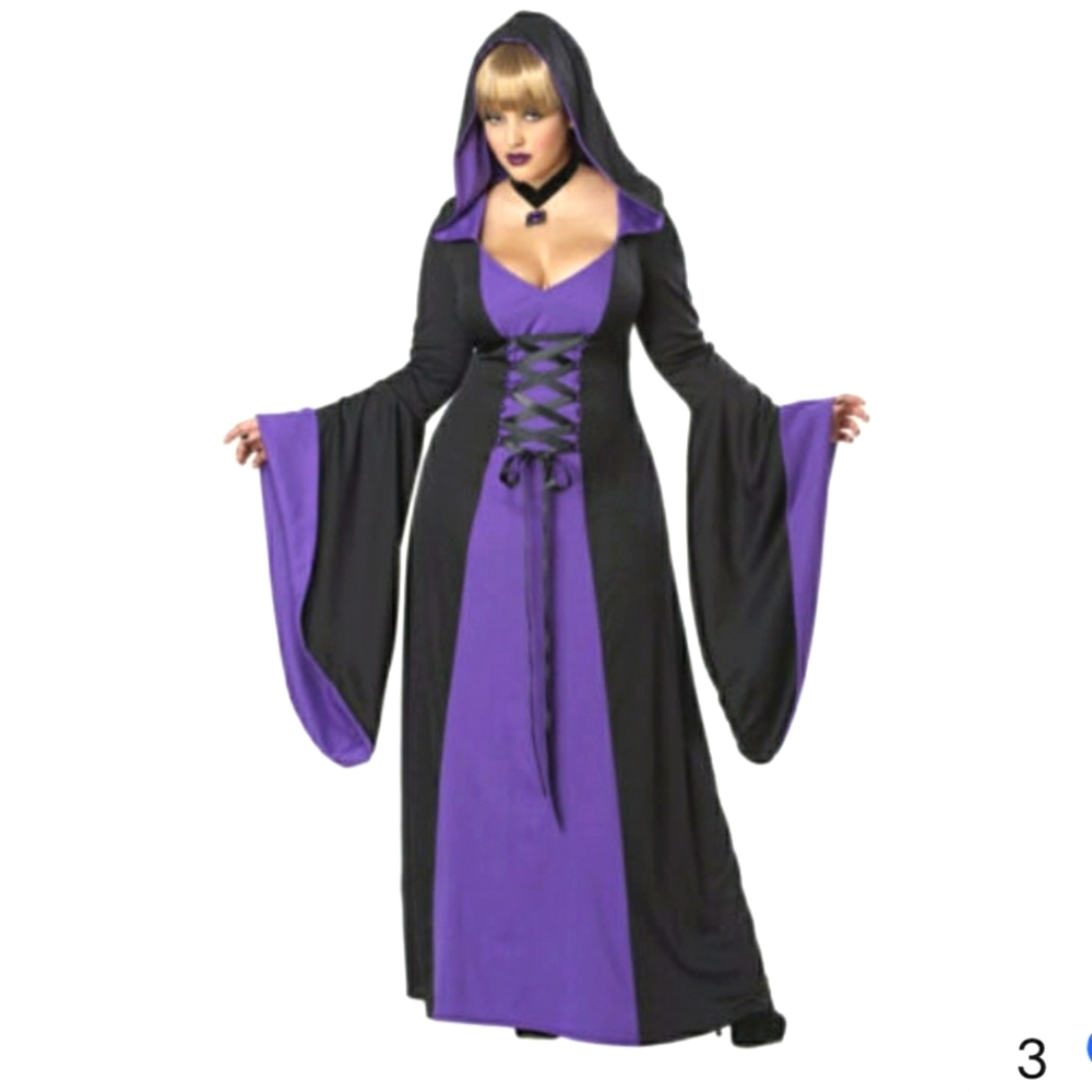 Purple and Black dress Vampire or Witch